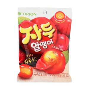 마이구미 자두알맹이 216g(36gx6봉)-학교과자 간식, 67g, 40개