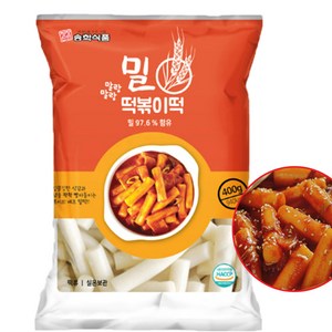 말랑말랑 밀떡볶이 400g _밀떡볶이_밀떡, 5개