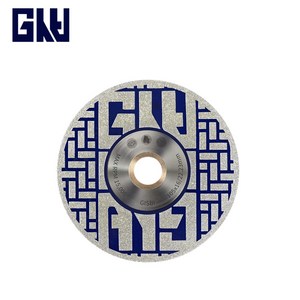 지스비 프리미엄 멀티 다이아몬드 날 105mm 타일 대리석 철근 콘크리트 절단 연마 GCD 04D 001, 1개