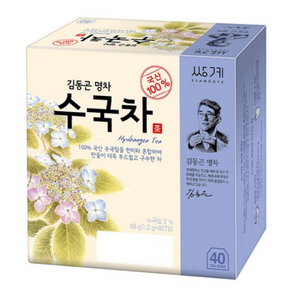 쌍계명차 김동곤 명인이 만든 수국차, 1.2g, 40개입, 3개