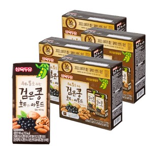 삼육두유 삼육 검은콩 호두&아몬드두유 190mlx64입, 190ml, 64개