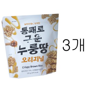 통째로 구운 누룽땅 오리지널, 3개, 120g