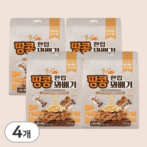 한입 땅콩 꽈배기, 520g, 4개