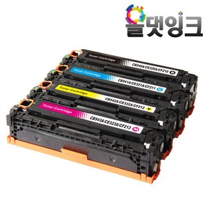 HP 128A 호환토너 CE320A Lasejet Po CM1415fn MFP CP1520 CP1525n, CE320A (검정), 1개