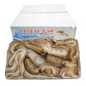 냉동 활낙지 5.1kg 850g x6팩 업소용 박스 급냉 대용량, 6미 1BOX, 6개