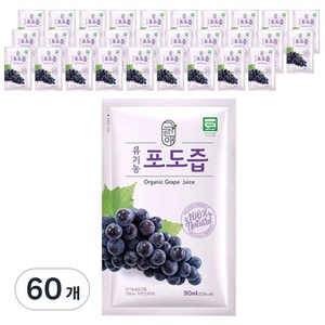 그린애 유기농 포도즙, 90ml, 60개