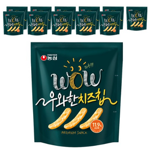 농심 우와한 치즈칩, 42g, 12개