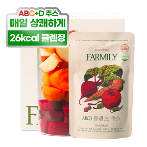 [HACCP 인증] 팜밀리1987 ABCD 클렌즈 주스, 70ml, 7개