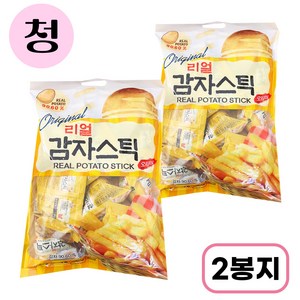 오리지널 감자스틱 과자 개별포장 대용량 감자튀김과자, 2개, 360g