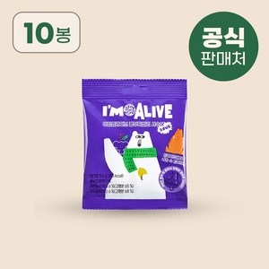 아임얼라이브 콤부차 젤리 사우어맛, 10개, 50g