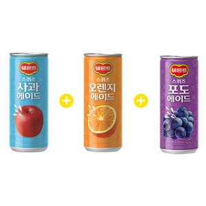 델몬트 스퀴즈에이드 240ml 사과 10개+오렌지 10개+포도 10개, 1세트