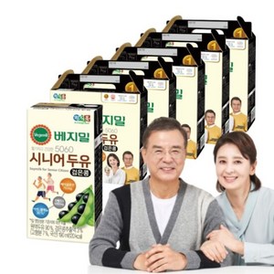 베지밀 5060 시니어 두유 검은콩, 190ml, 80개