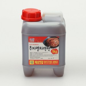 강경재성젓갈 김장용 추자도 멸치액젓, 추자멸치액젓 5kg(1개), 5kg, 1개