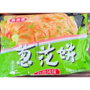 총화빙 대만식 파전병 아침식사대용 간식 간편음식 밀가루떡 1.2kg(120g*10개)/봉, 120g, 10개