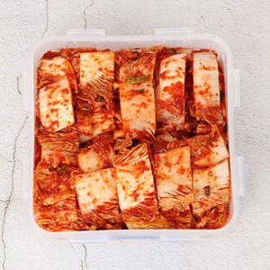 [당일제조]말바우시장 선김치 전라도 국산 썰은 포기 배추김치, 1개, 1kg
