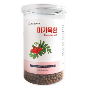 헬로우그린 국산 마가목환(통) (마가목열매 마가목껍질 우슬 엄나무), 1개, 200g