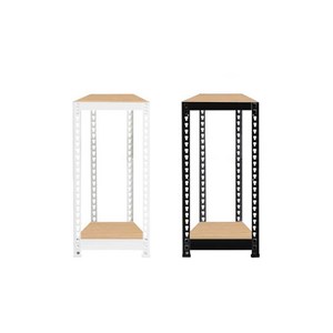 스피드랙 조립식 앵글 철제 틈새수납장 틈새선반 2단 200 x 400 x 600, 화이트, 색상