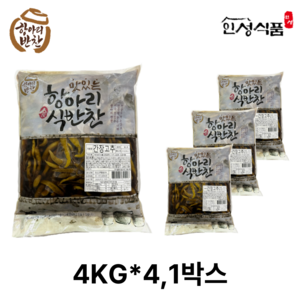 케이와이식품 항아리반찬 간장고추 4kg x 4개(1박스), 4개