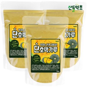 국내산 단호박 분말 가루, 3개, 300g