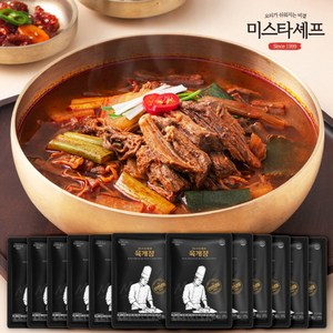 미스타셰프 육개장 600g 12팩, 12개