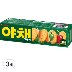 롯데웰푸드 야채 크래커, 3개, 83g