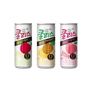 동원 쿨피스 제로 복숭아 자두 파인애플 230ml 각 10입, 30개