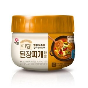 (냉장)cj제일제당 다담된장찌개전용840g, 840g, 2개