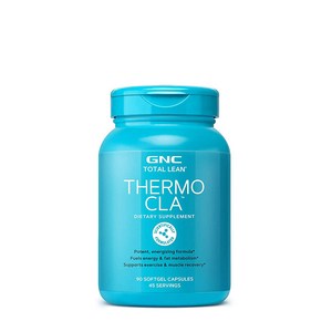 GNC Total Lean Themo 지엔씨 토탈린 써모 CLA 소프트 젤 90 캡슐, 90정, 1개