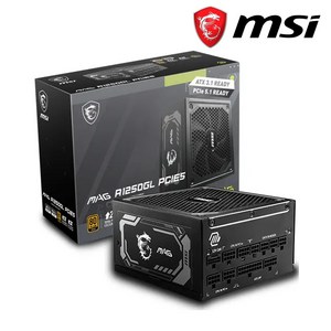 MSI MAG A1250GL 80PLUS골드 풀모듈러 ATX3.1 (정품) PC 컴퓨터 ATX 파워 액티브PFC