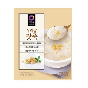 청정원 우리쌀 잣죽, 60g, 1개