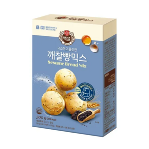 백설 오븐용 깨찰빵믹스 500g, 2개