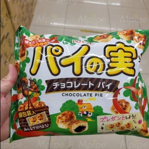 일본 롯데 파이노미 초콜릿 과자 파이 대용량 124g, 1개