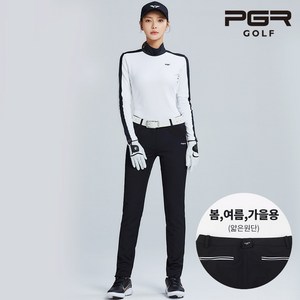 PGR GP-2078 여성 블랙 골프 바지