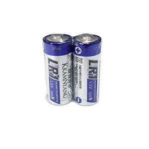 알카라인 LR1 (MN9100) 1.5V 깜냥 N 사이즈 배터리 2개입 (포트메리온 시계 아르네야콥센 시계 온도계 안키벡터 큐브 용 건전지 ), 1세트