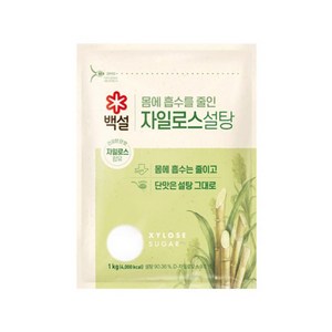 CJ 백설 하얀 자일로스설탕, 1kg, 2개