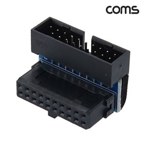 Coms USB3.0 19핀 젠더 MF 90도 상향 90도 꺾임 IH355, 쿠팡 연우커머스 본상품선택