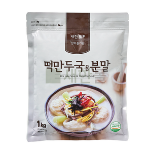 [새한BIF]사골맛 떡만두국용분말스프1kg / 약100인분, 1kg, 1개