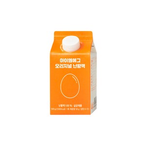 아이엠에그(I'm Egg) 살균 냉장난황 500g, 1개