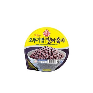 맛있는 오뚜기밥 발아흑미, 210g, 12개