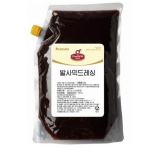 청정원 쉐프원 발사믹 드레싱 2kg, 4개