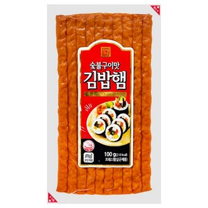 [본사직영/한성기업] 숯불구이맛김밥햄 100g, 1팩