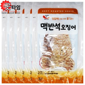 정화 맥반석오징어 35g 5봉, 5개