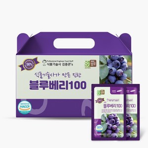 네오보감 식품기술사 김종관's 진한 블루베리100 30포, 80ml, 30개