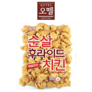 오뗄 순살 후라이드치킨 1kg, 1개