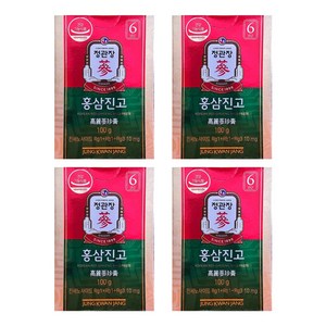 [빠른배송][정관장]홍삼진고 250gX2병/1박스+선물포장, 100g, 4개