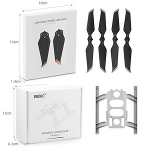 DJI 매빅 2 프로용 퀵 릴리스 랜딩 기어 줌 드론 높이 익스텐더 긴 다리 발 스탠드 보호대 짐벌 가드 액세, 03 2 in, 1개