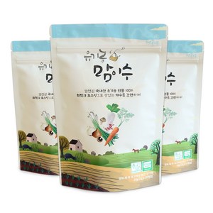 먹놀잼 국산 유기농 맘이수 채수 육수 티백, 20g, 3개