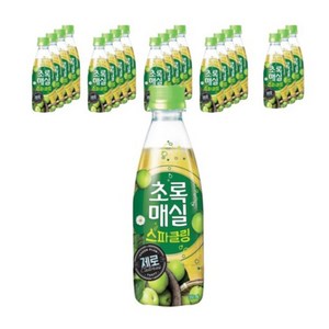 초록매실 스파클링 제로, 20개, 350ml