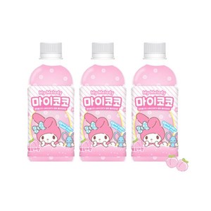 산리오 마이멜로디 마이코코 복숭아맛, 18개, 340ml