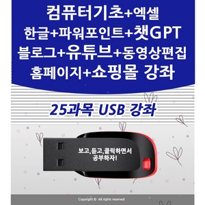 25종 컴퓨터기초 엑셀 기초 블로그 마케팅 만들기 홈페이지형 제작 챗GPT 유튜브 유튜버 프리미어 프로 동영상편집 인터넷 쇼핑몰 네이버 스마트스토어 판매자 교육